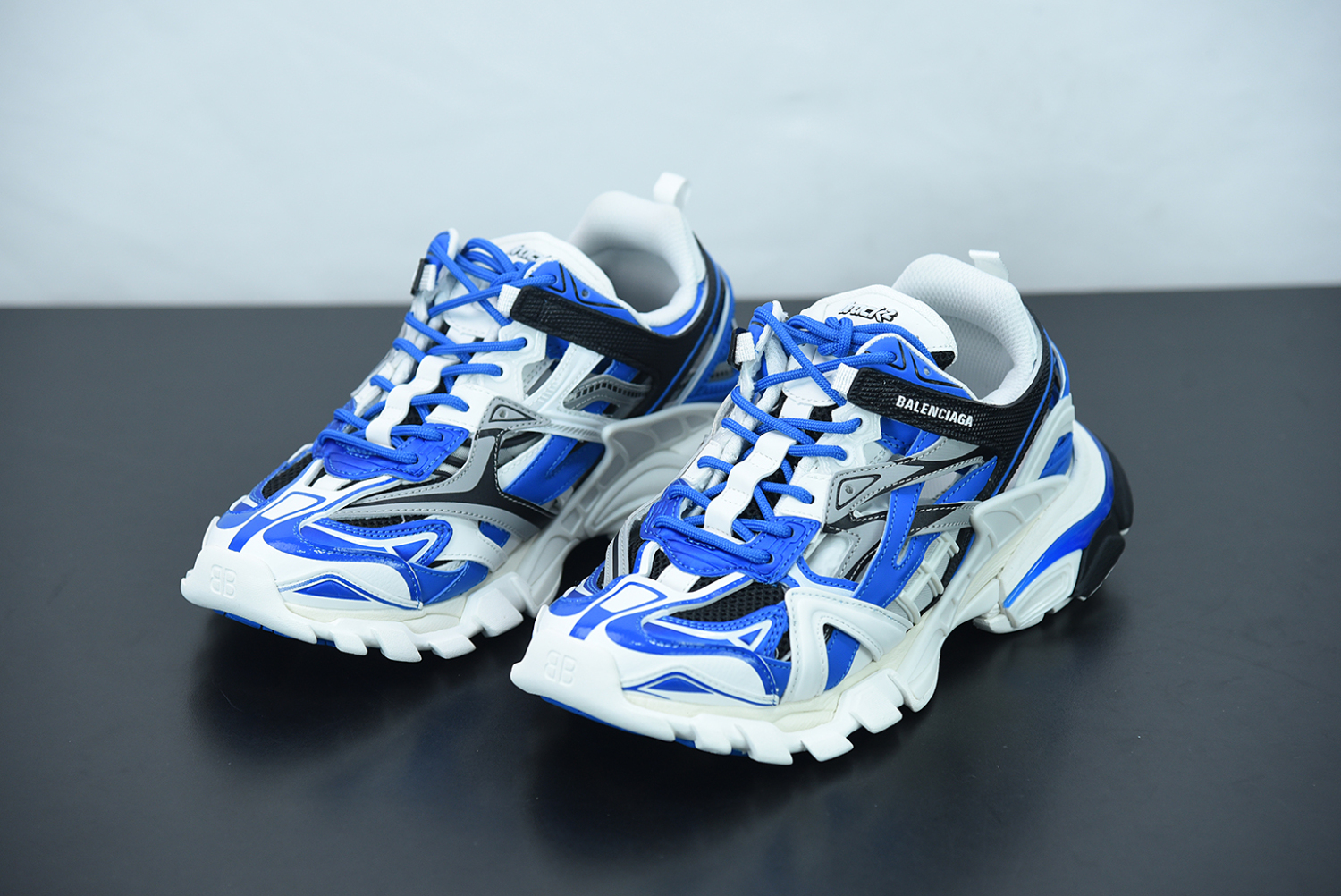 Bal**ci*ga Track.2 Sneaker White/Royal Blue ECBL5202708