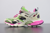 Bal**ci*ga Track 2 Stable Beige / Roze / Zwart / Groen Schoenen - ECBL900661C