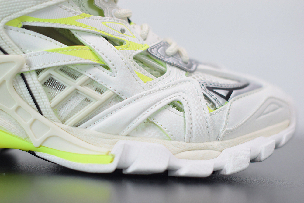 Bal**ci*ga Track.2 sneakers white fluorescent green  ECBA8238021