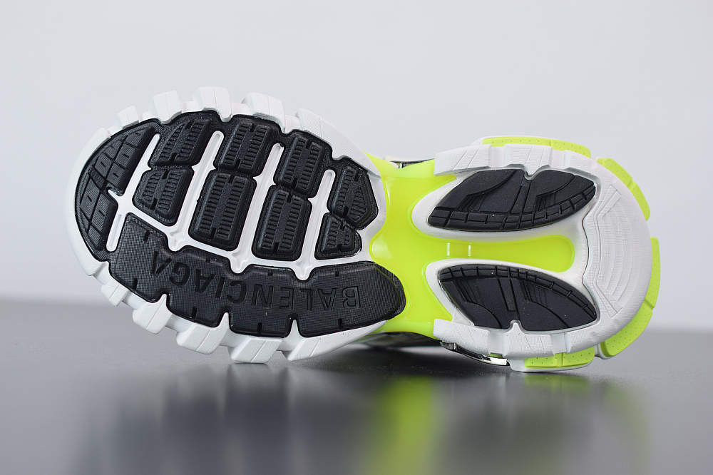 Bal**ci*ga Track.2 sneakers white fluorescent green  ECBA8238021