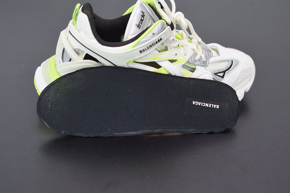Bal**ci*ga Track.2 sneakers white fluorescent green  ECBA8238021