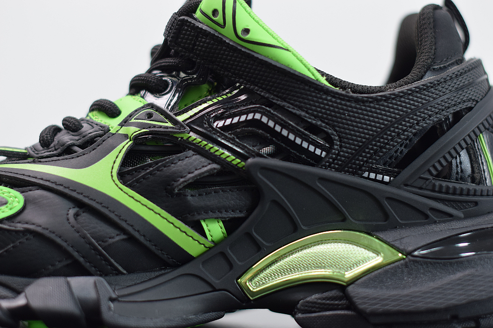 Bal**ci*ga  Track.2 sneakers black and green ECBL987929A