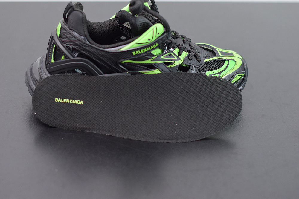 Bal**ci*ga  Track.2 sneakers black and green ECBL987929A