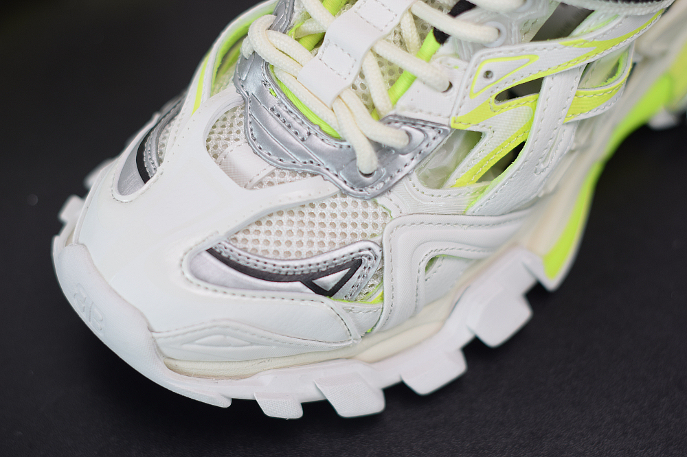 Bal**ci*ga Track.2 sneakers white fluorescent green  ECBA8238021