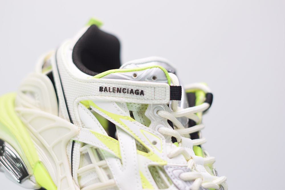 Bal**ci*ga Track.2 sneakers white fluorescent green  ECBA8238021