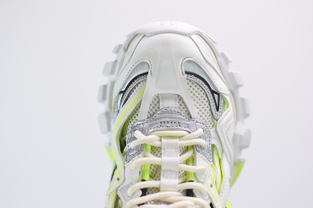 Bal**ci*ga Track.2 sneakers white fluorescent green  ECBA8238021
