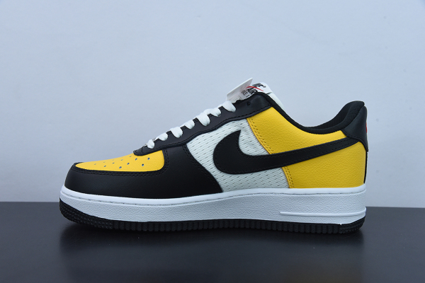 Nike Air Force 1 Low Black Gold Jersey Mesh (GS) DQ7775 700