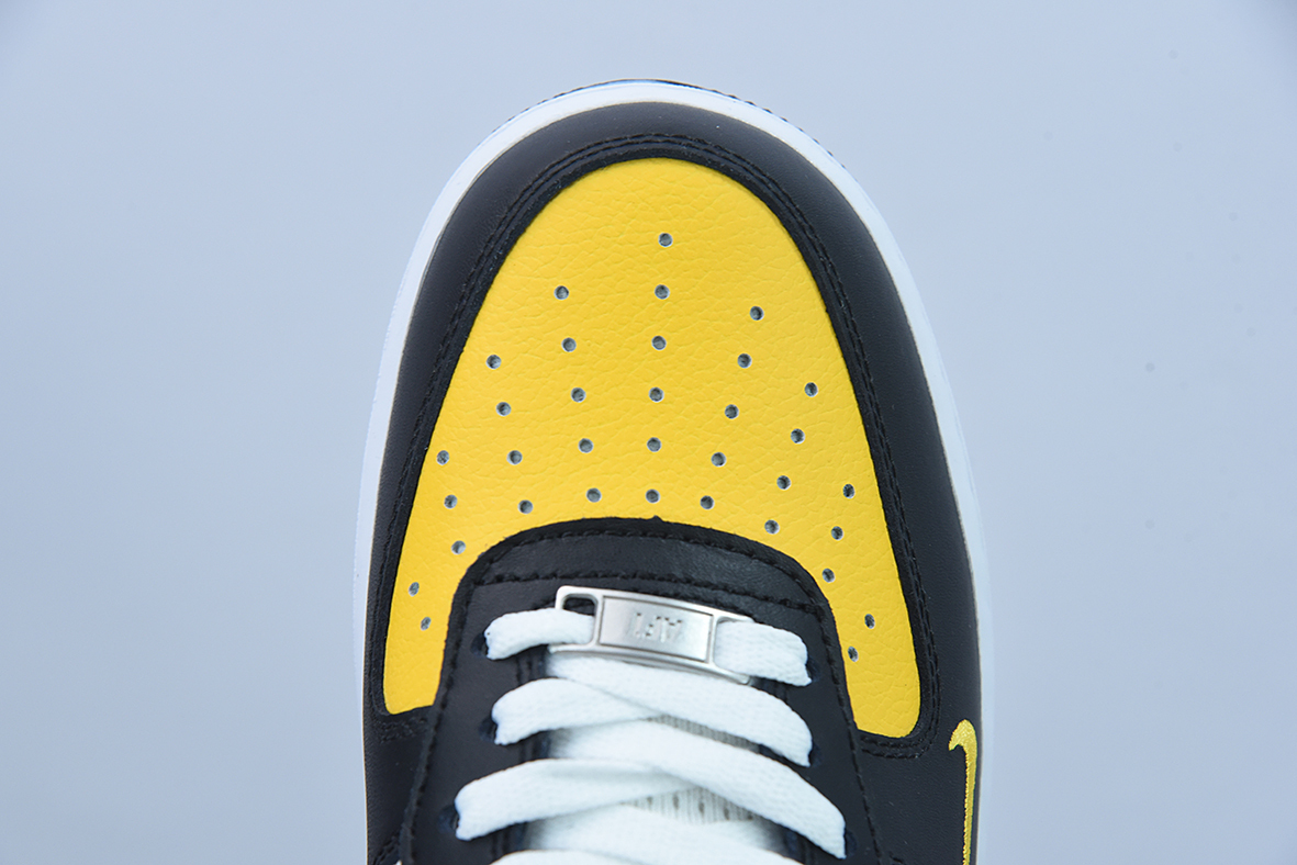 Nike Air Force 1 Low Black Gold Jersey Mesh (GS) DQ7775 700
