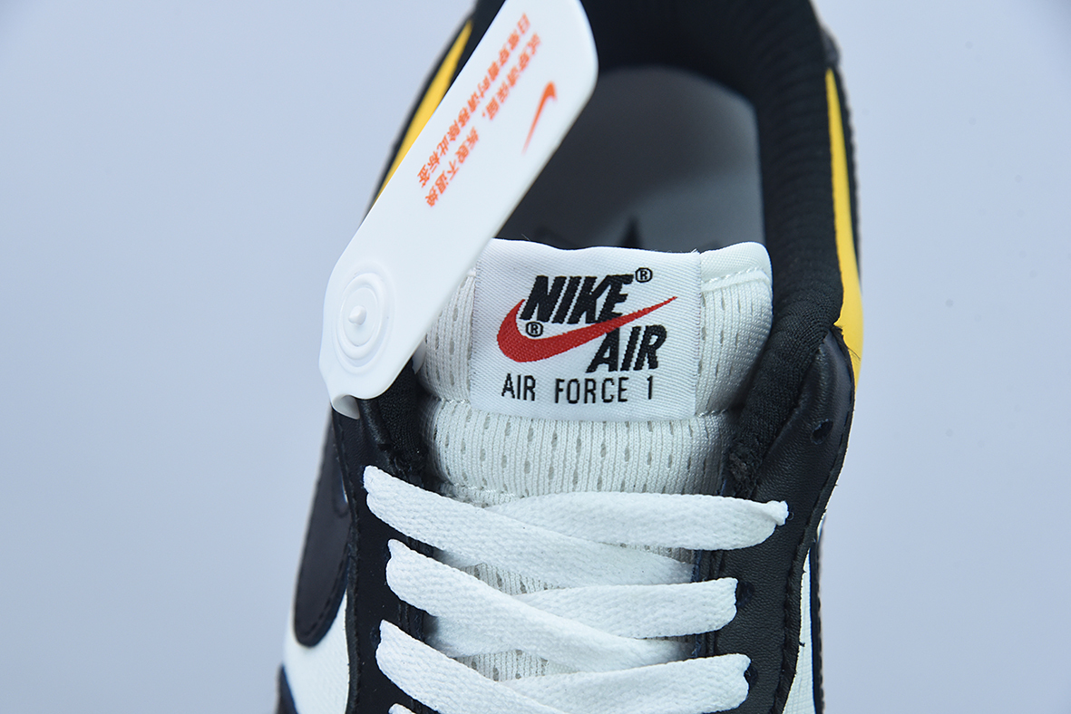 Nike Air Force 1 Low Black Gold Jersey Mesh (GS) DQ7775 700