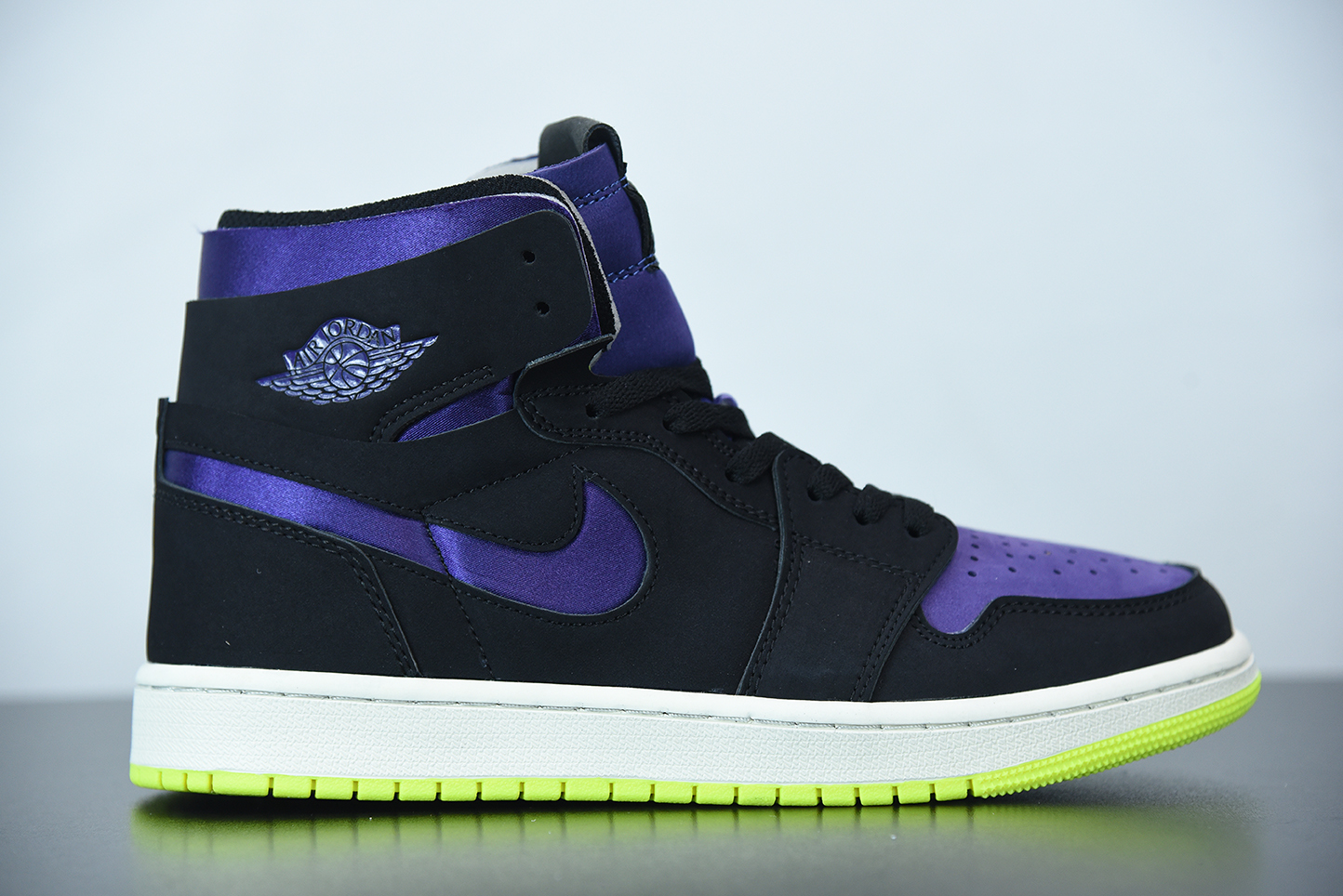 Jordan 1 High Zoom Air CMFT Black Court Purple Lemon Venom (W) CT0979-001
