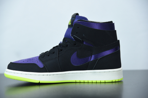 Jordan 1 High Zoom Air CMFT Black Court Purple Lemon Venom (W) CT0979-001