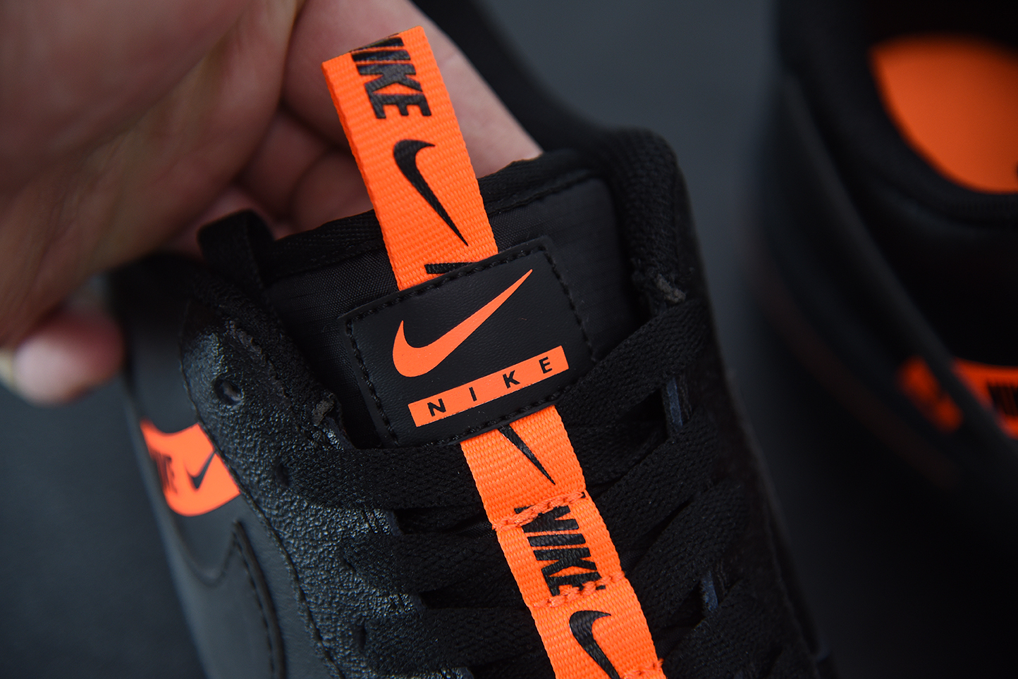 Nike Air Force 1 Low LV8 KSA Worldwide Pack Black Total Orange (GS) CT4683-001