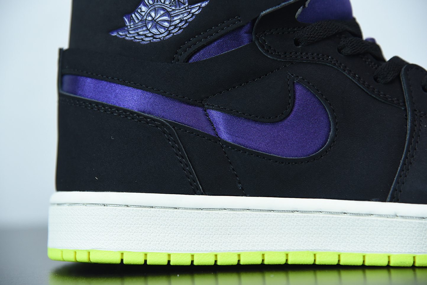 Jordan 1 High Zoom Air CMFT Black Court Purple Lemon Venom (W) CT0979-001