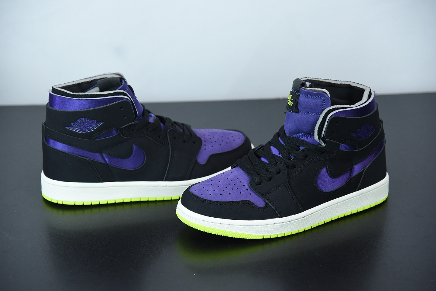 Jordan 1 High Zoom Air CMFT Black Court Purple Lemon Venom (W) CT0979-001