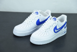 Nike Air Force 1 Low '07 FM Cut Out Swoosh White Game Royal  DR0143-100