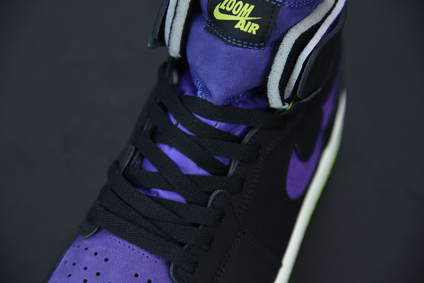 Jordan 1 High Zoom Air CMFT Black Court Purple Lemon Venom (W) CT0979-001