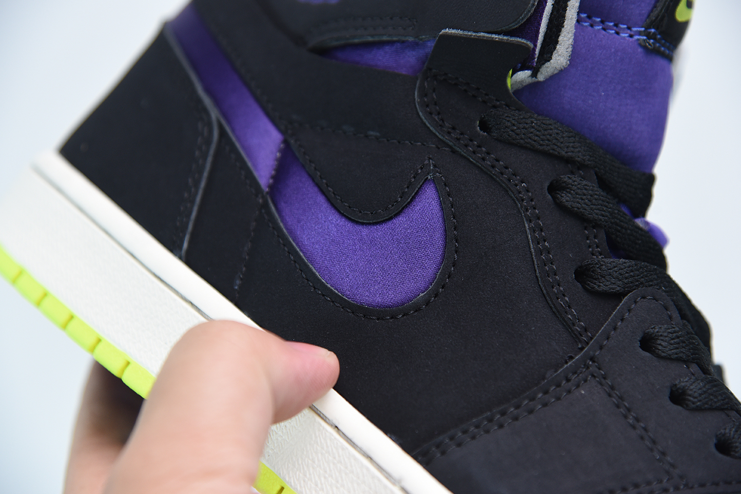 Jordan 1 High Zoom Air CMFT Black Court Purple Lemon Venom (W) CT0979-001