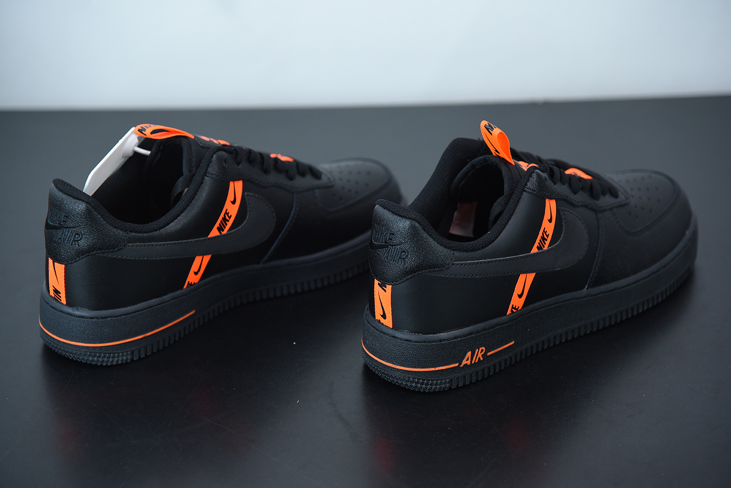 Nike Air Force 1 Low LV8 KSA Worldwide Pack Black Total Orange (GS) CT4683-001