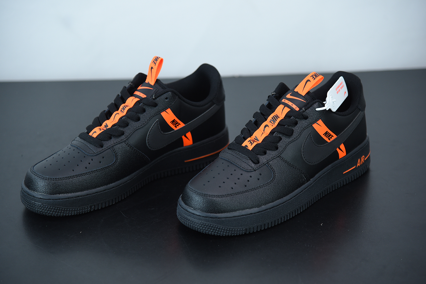 Nike Air Force 1 Low LV8 KSA Worldwide Pack Black Total Orange (GS) CT4683-001