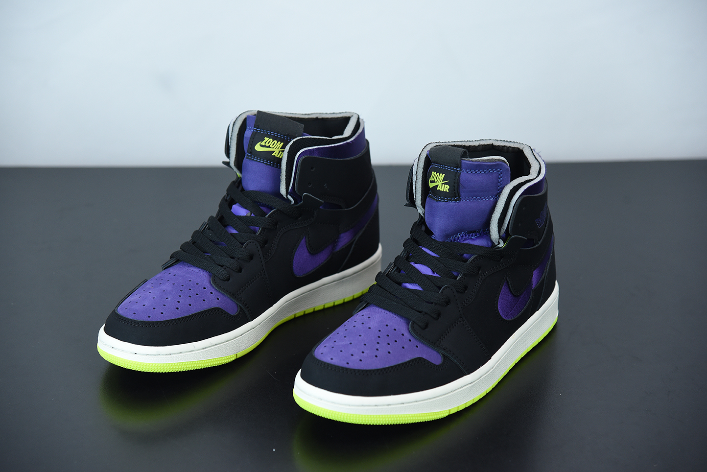 Jordan 1 High Zoom Air CMFT Black Court Purple Lemon Venom (W) CT0979-001