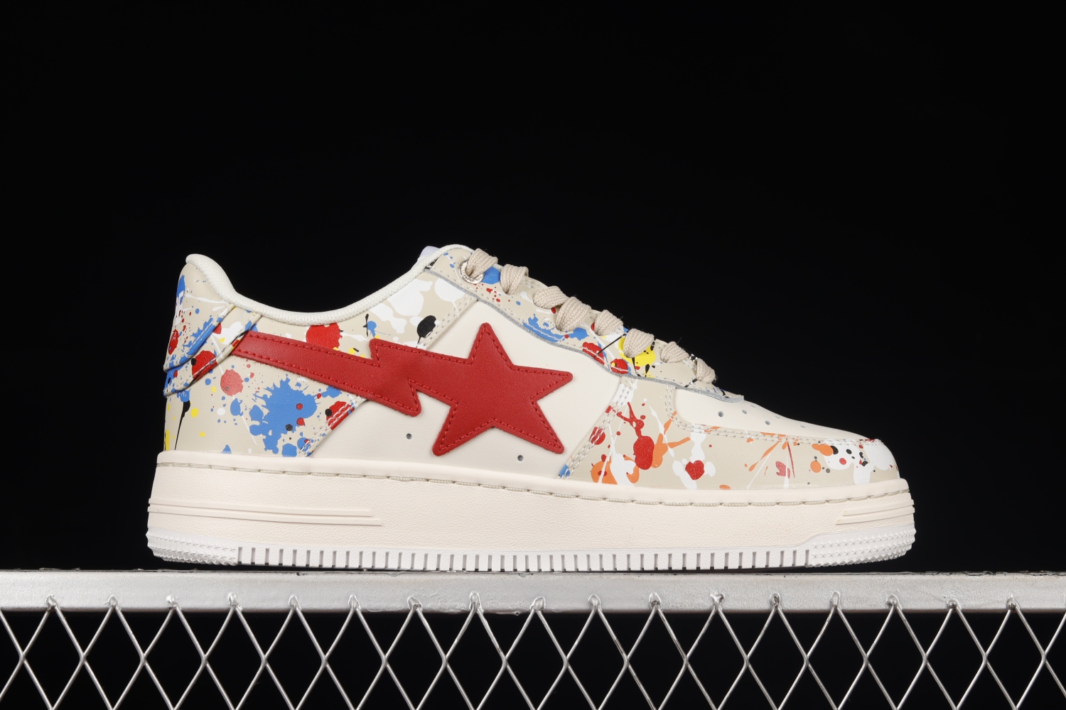 A Bathing Ape Bape Sta Paint Beige M191009