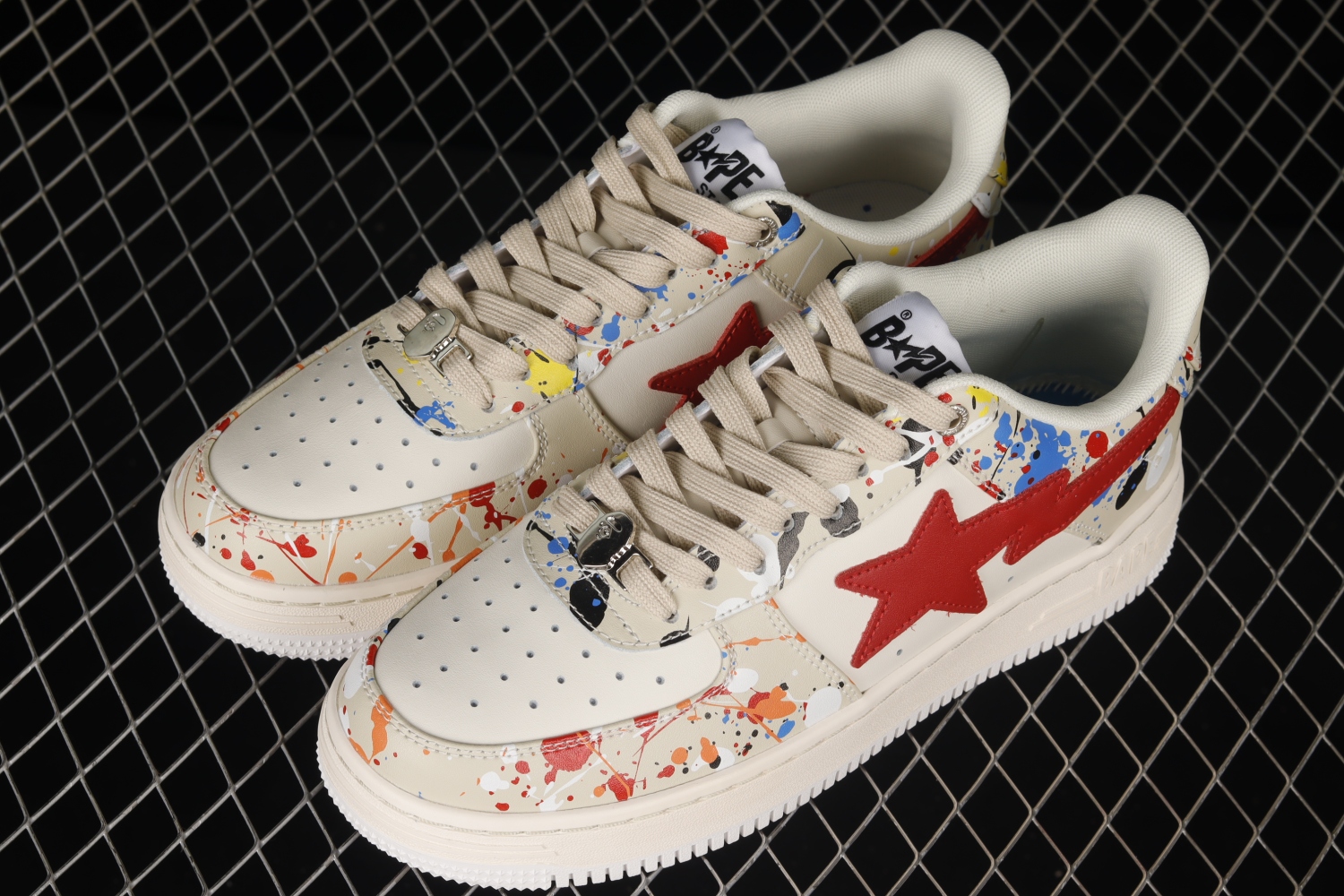 A Bathing Ape Bape Sta Paint Beige M191009