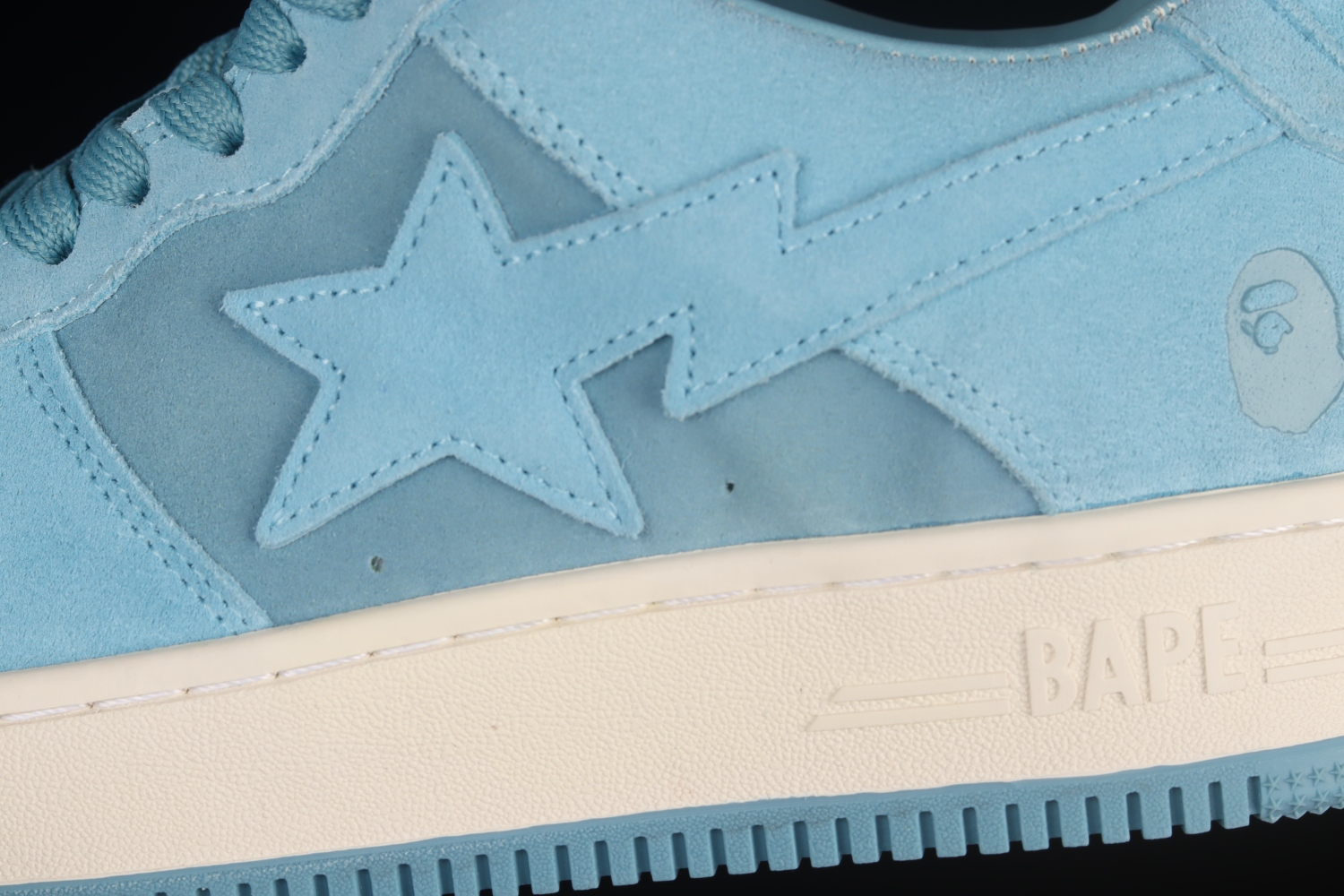 A Bathing Ape Bape Sta Blue Suede M191045G