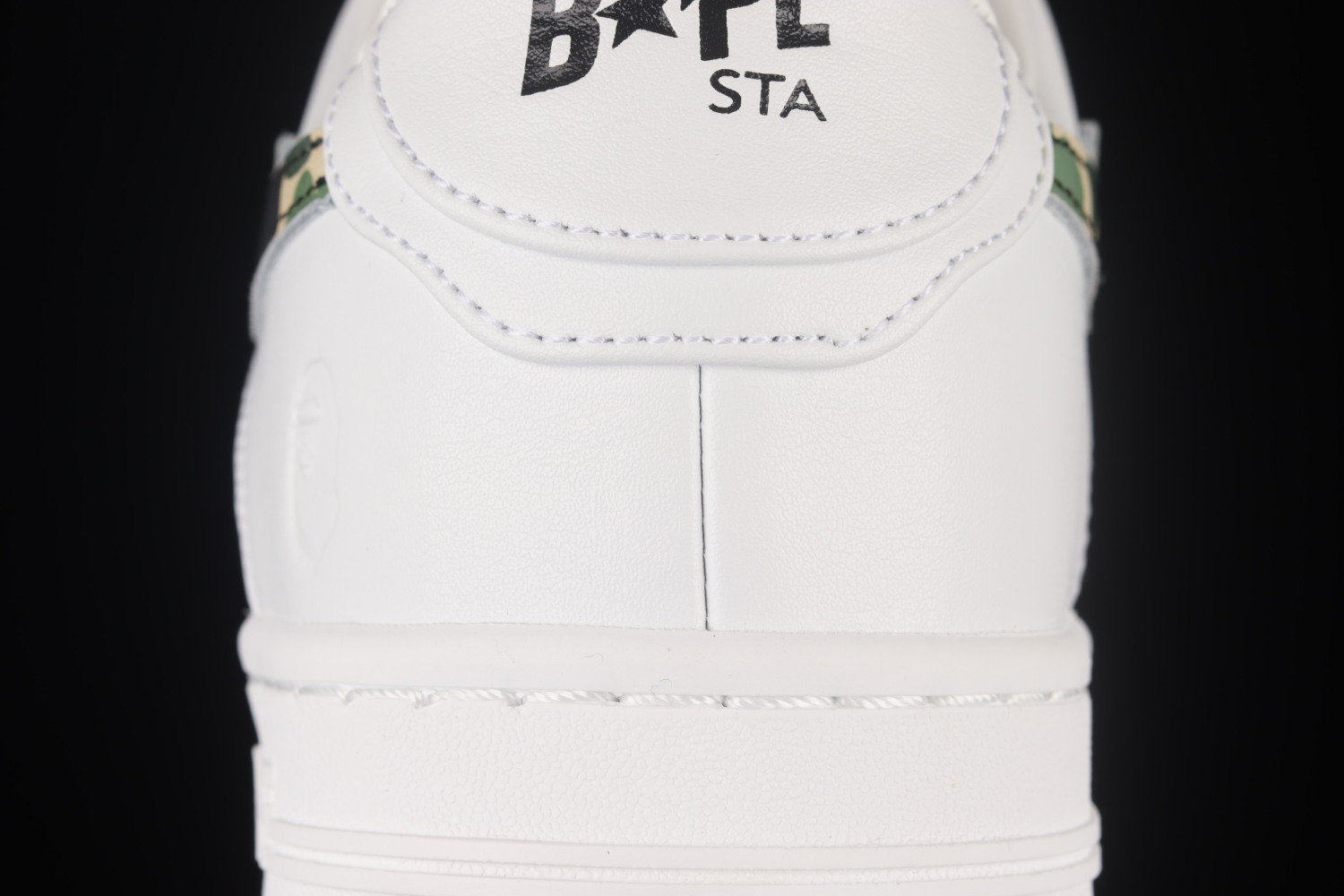 A Bathing Ape Bape Sta Low White ABC Camo Green M191045G