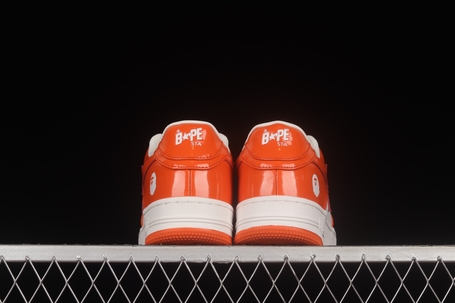 A Bathing Ape Bape Sta Low Orange 1H70191001