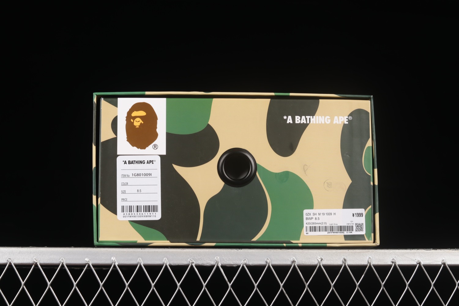 A Bathing Ape Bape SK8 Sta Dirty Pink Black 1G801009I