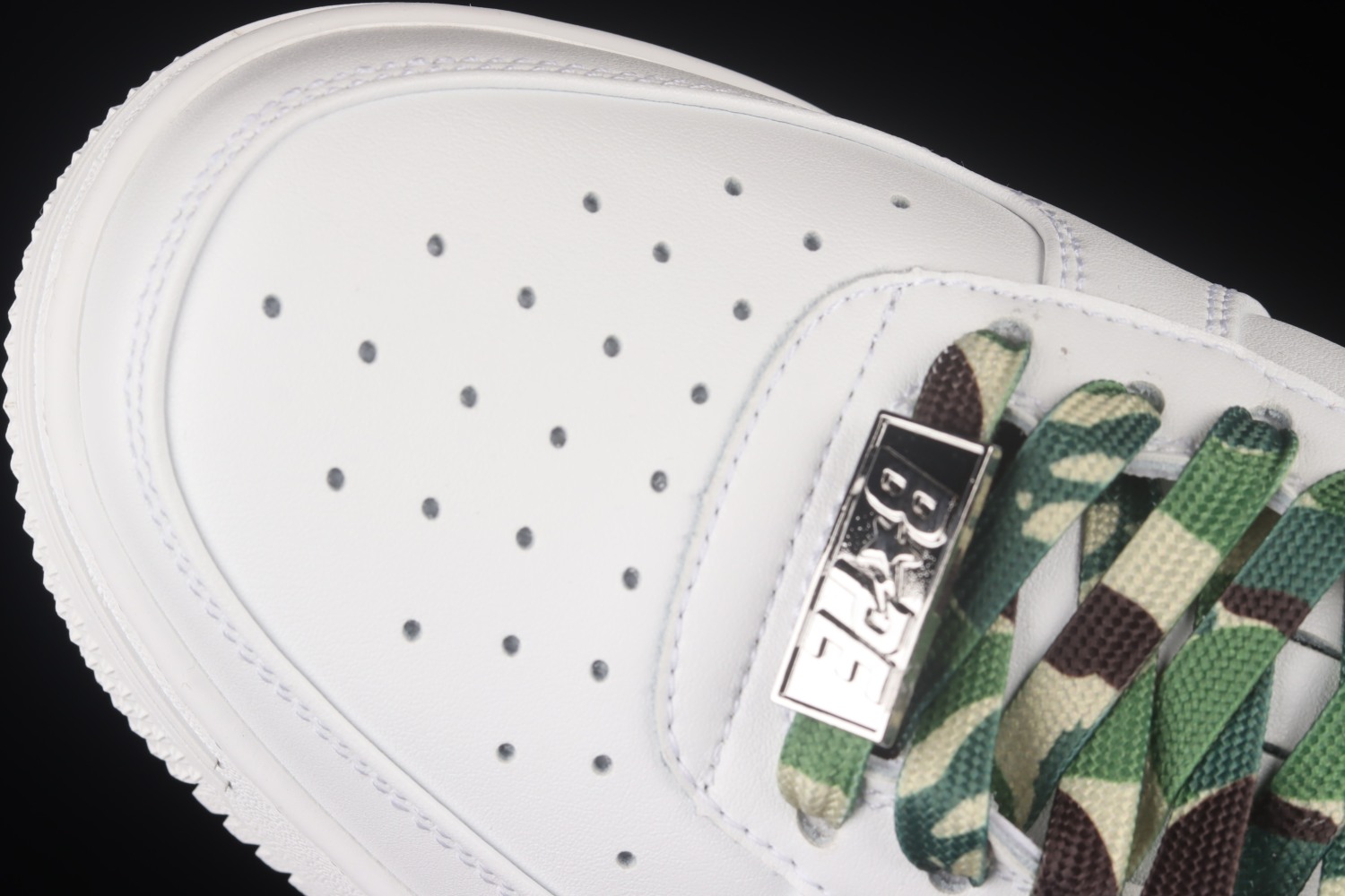 A Bathing Ape Bape Sta Low White ABC Camo Green M191045G