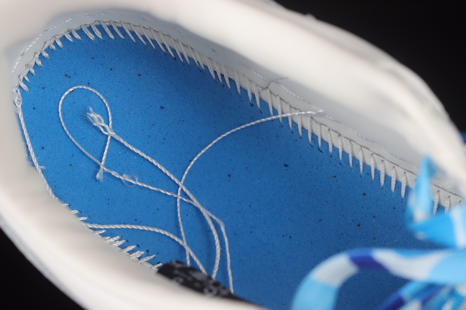 A Bathing Ape Bape Sta Low White ABC Camo Blue 1H20191045