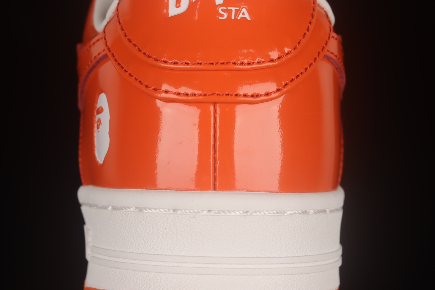 A Bathing Ape Bape Sta Low Orange 1H70191001