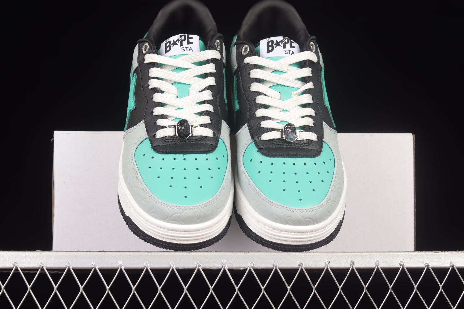 A Bathing Ape Bape Sta Low Grey Green 1H70191002