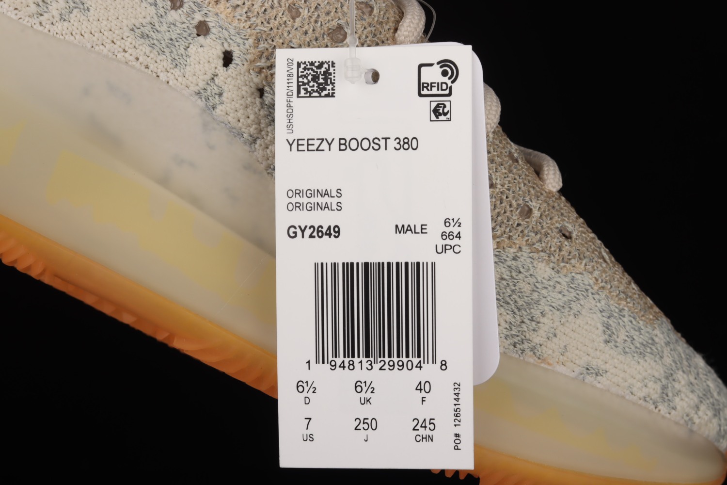 adidas Yeezy Boost 380 Yecoraite Reflective GY2649