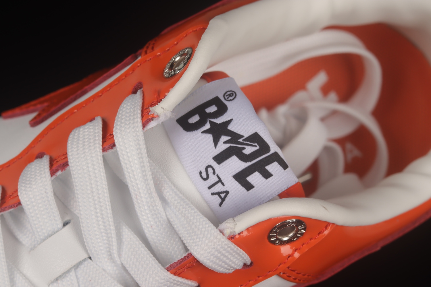 A Bathing Ape Bape Sta Low Orange 1H70191001