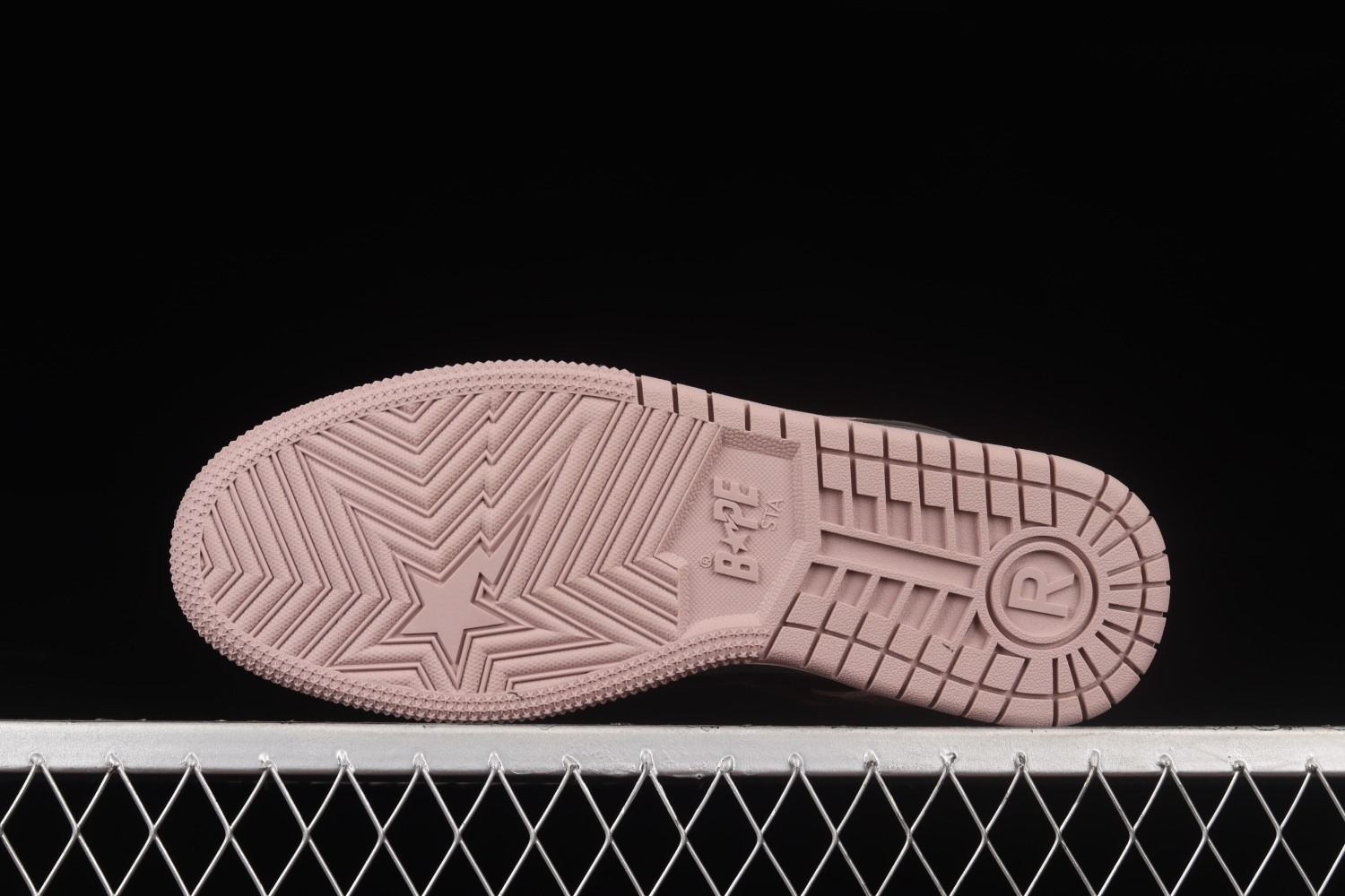 A Bathing Ape Bape SK8 Sta Dirty Pink Black 1G801009I