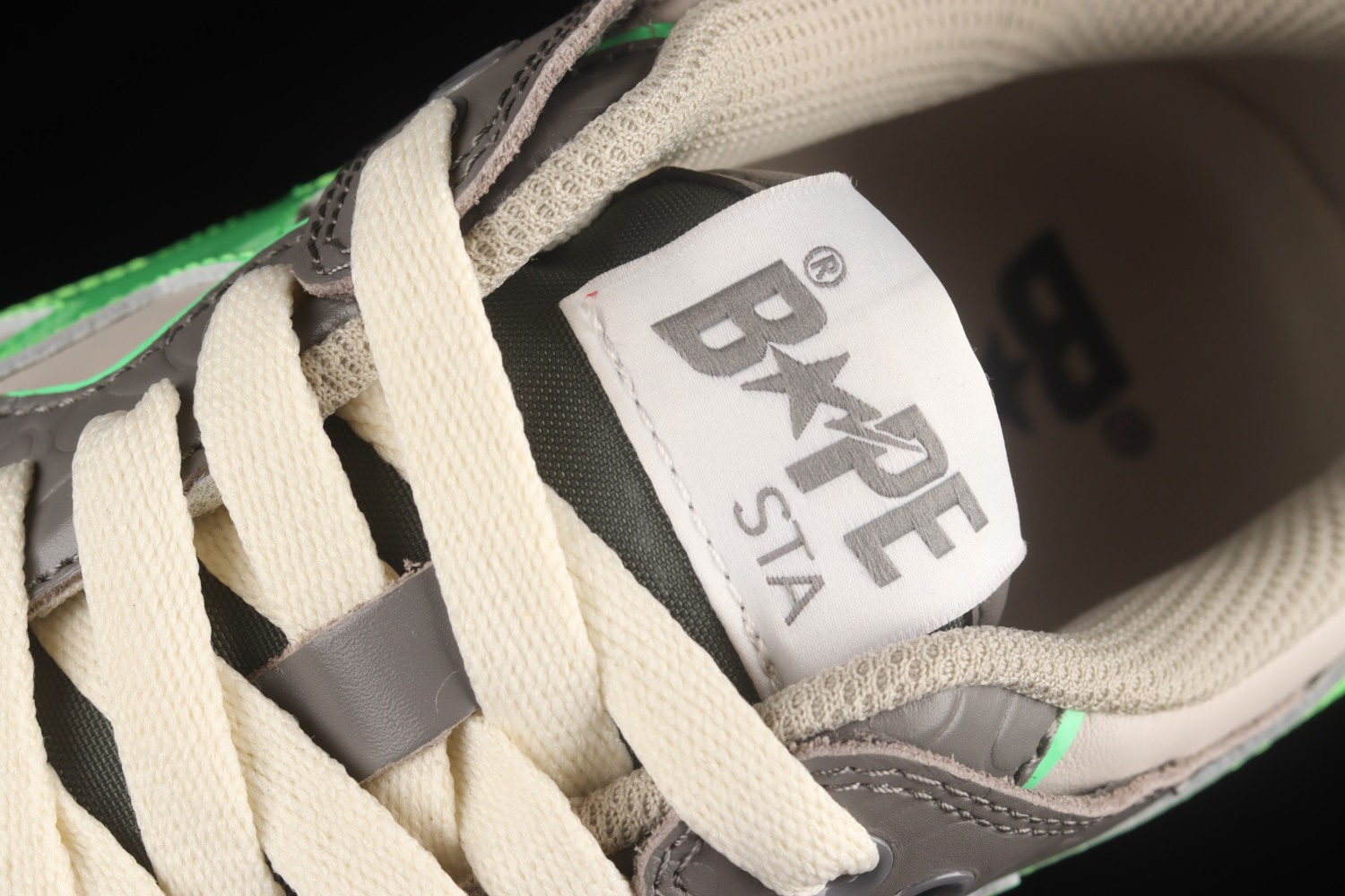 A Bathing Ape Bape SK8 Sta Grey Green 1G70191034