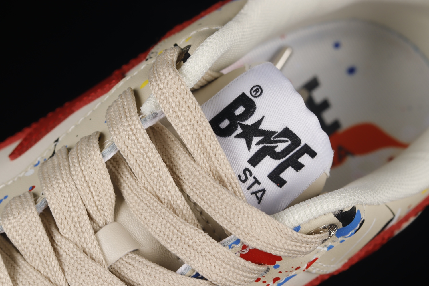 A Bathing Ape Bape Sta Paint Beige M191009