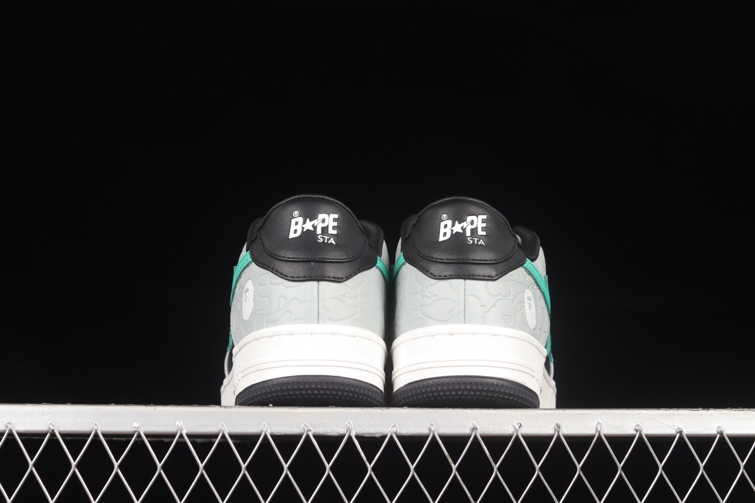 A Bathing Ape Bape Sta Low Grey Green 1H70191002