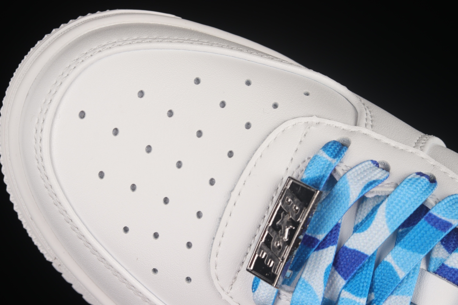 A Bathing Ape Bape Sta Low White ABC Camo Blue 1H20191045