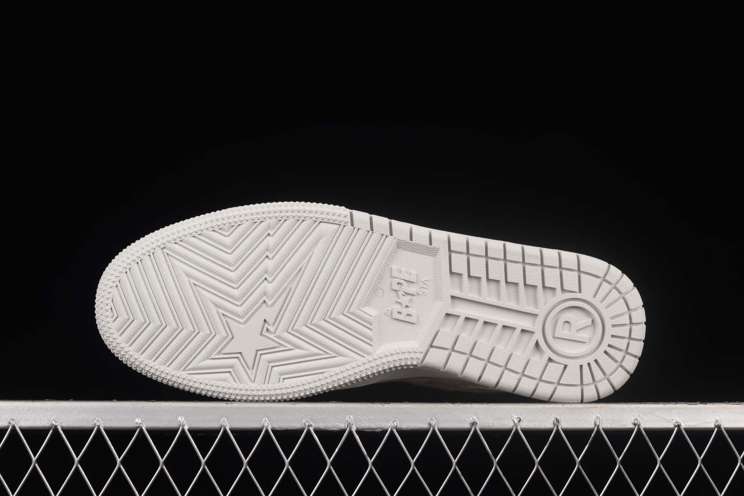 A Bathing Ape Bape SK8 Sta Triple White 1G801009I