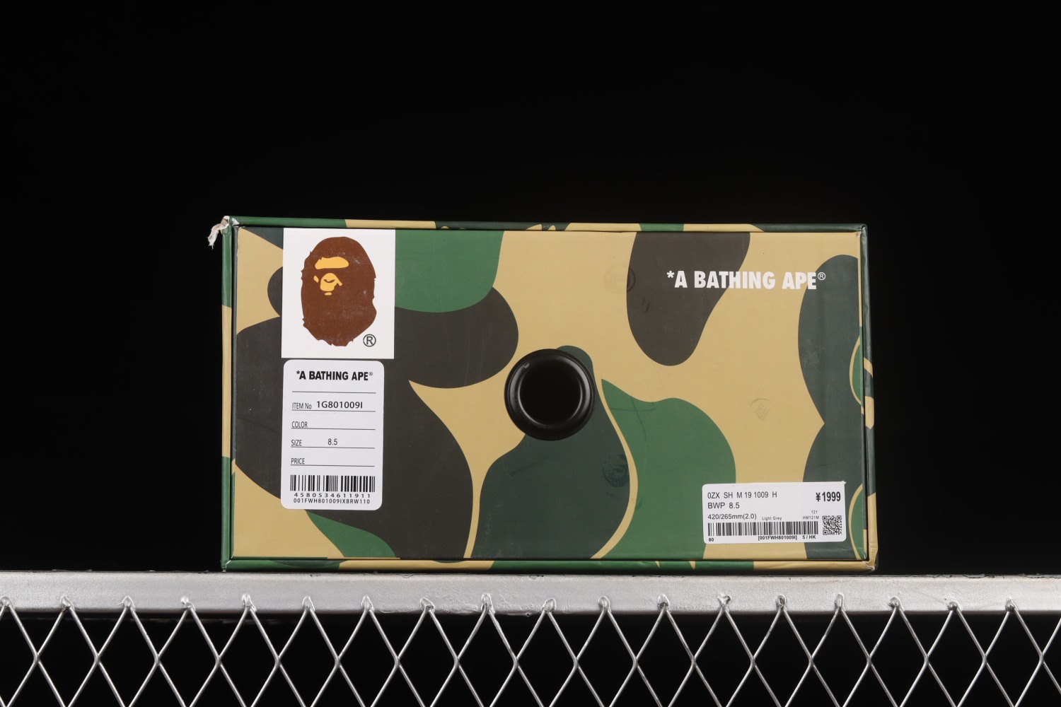 A Bathing Ape Bape SK8 Sta Triple White 1G801009I