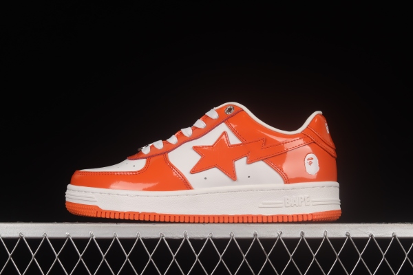 A Bathing Ape Bape Sta Low Orange 1H70191001