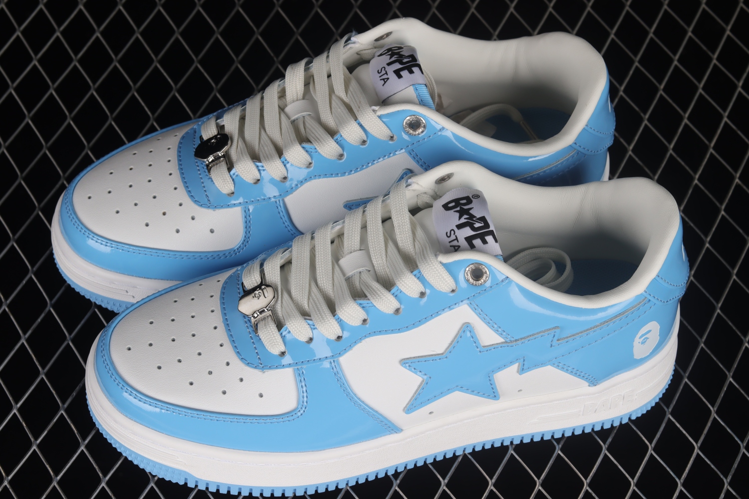 A Bathing Ape Bape Sta Low Blue 191001MH
