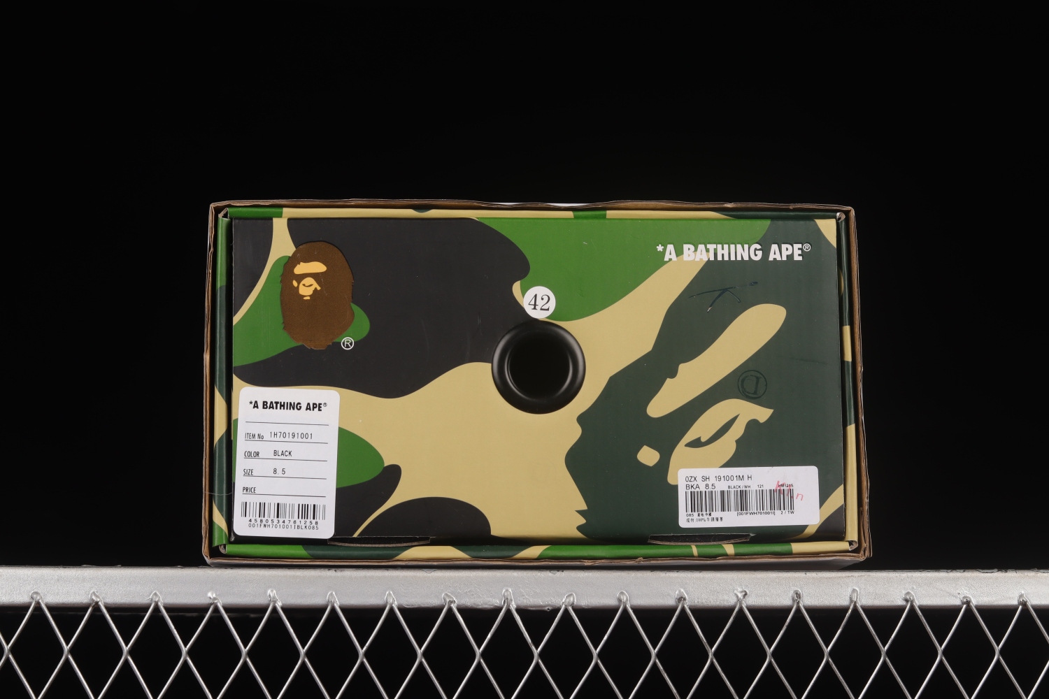 A Bathing Ape Bape Sta Low Black 1H70191001