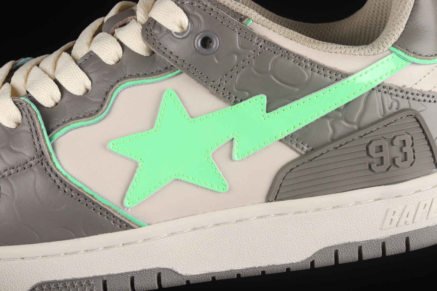 A Bathing Ape Bape SK8 Sta Grey Green 1G70191034
