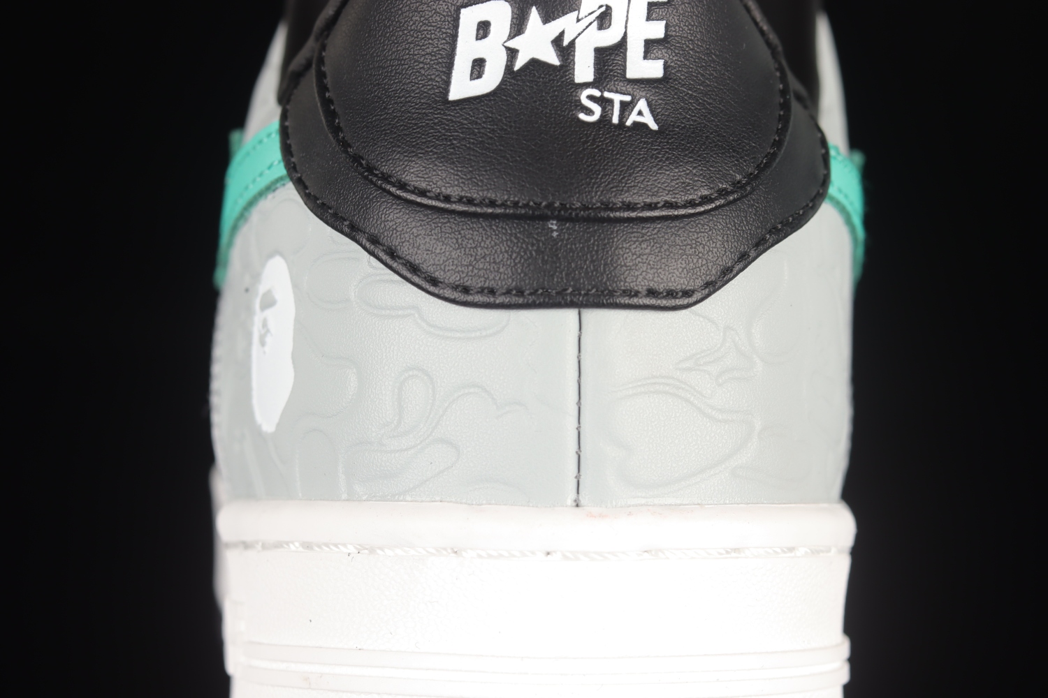 A Bathing Ape Bape Sta Low Grey Green 1H70191002