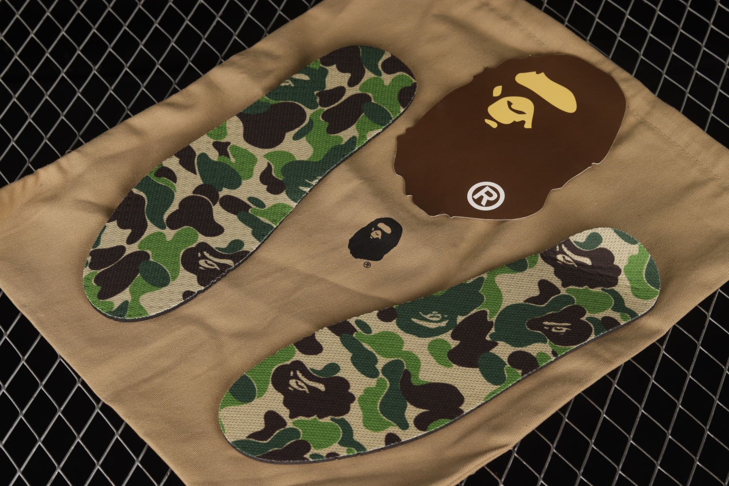 A Bathing Ape Bape SK8 Sta Brown Ivory 1H80191013