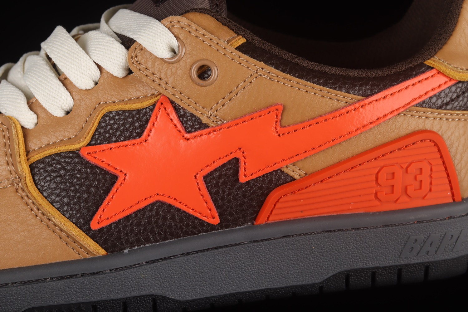A Bathing Ape Bape SK8 Sta Brown Orange 1H80191021